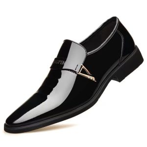 Men's Formal Leather Shoes - Black