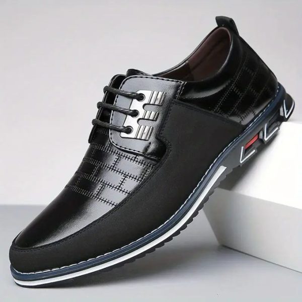 Men's Formal Italian Wedding Corporate Brogue Shoes Lace Up Black